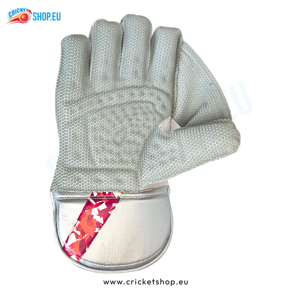 Adidas Pellara 3.0 Wicket Keeping Gloves Red/Silver Adult - Image 4