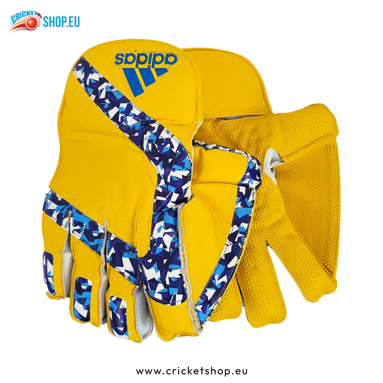 Adidas Pellara 3.0 Wicket Keeping Gloves Yellow-Adult - Image 3