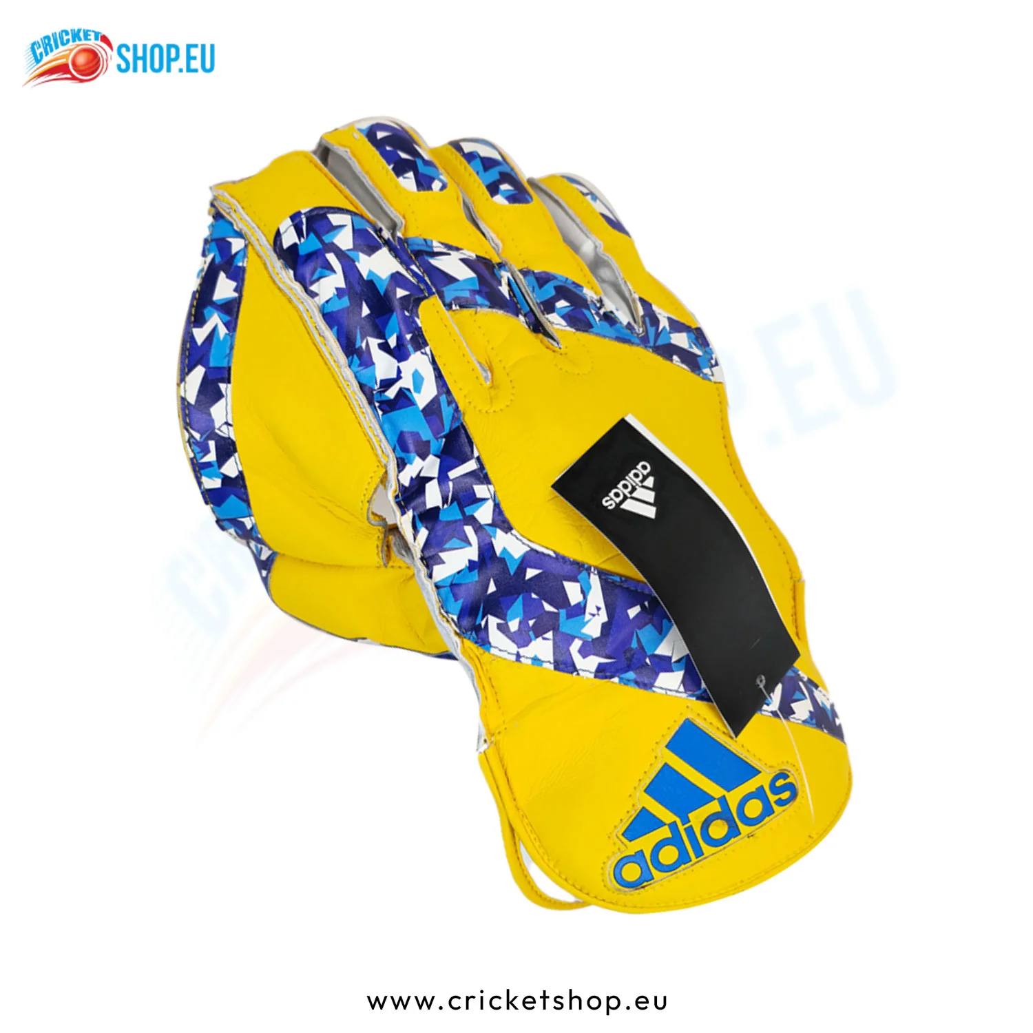 Adidas Pellara 3.0 Wicket Keeping Gloves Yellow-Adult - Image 4