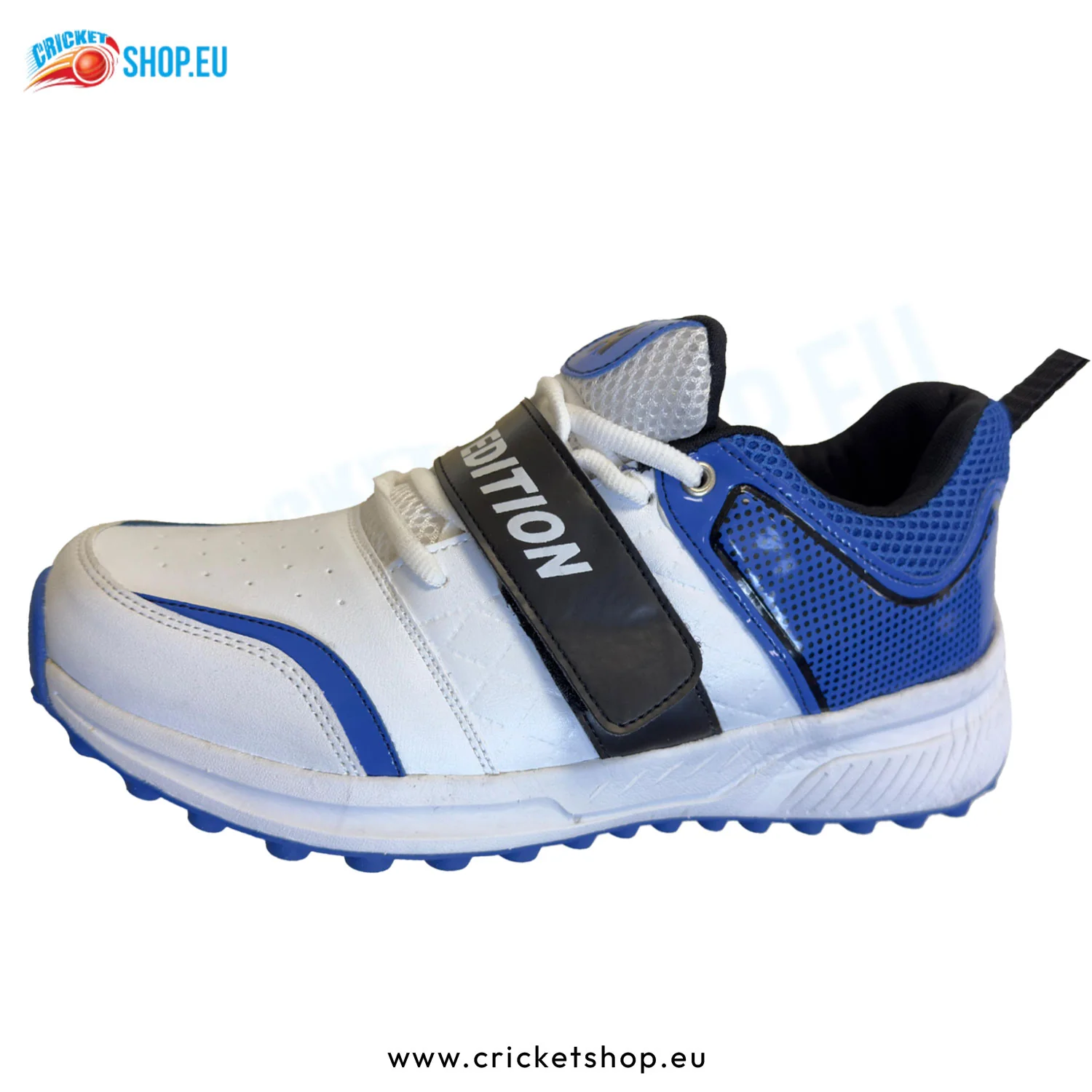 CA Pro Edition Cricket Shoes White/Blue - Image 3