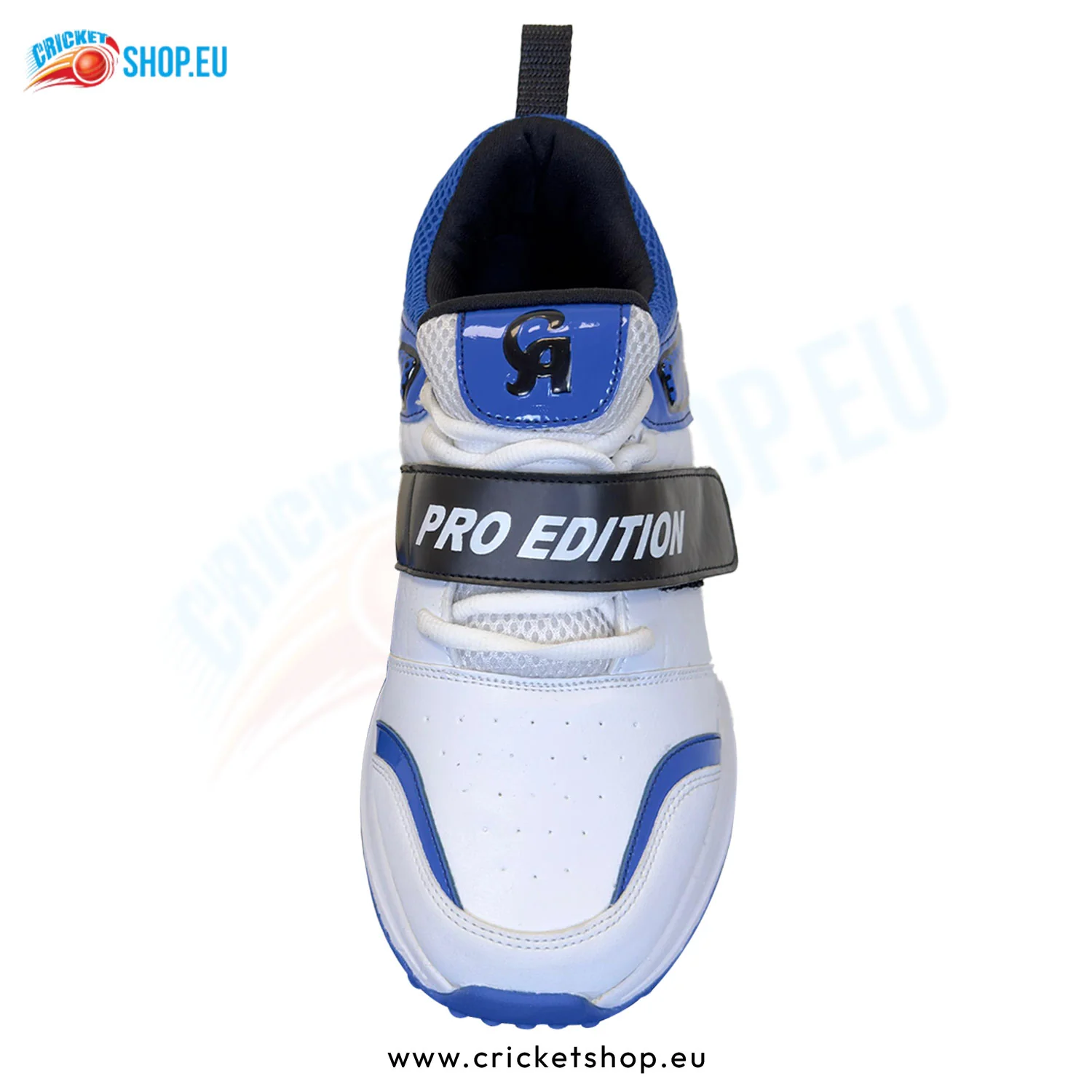 CA Pro Edition Cricket Shoes White/Blue - Image 4