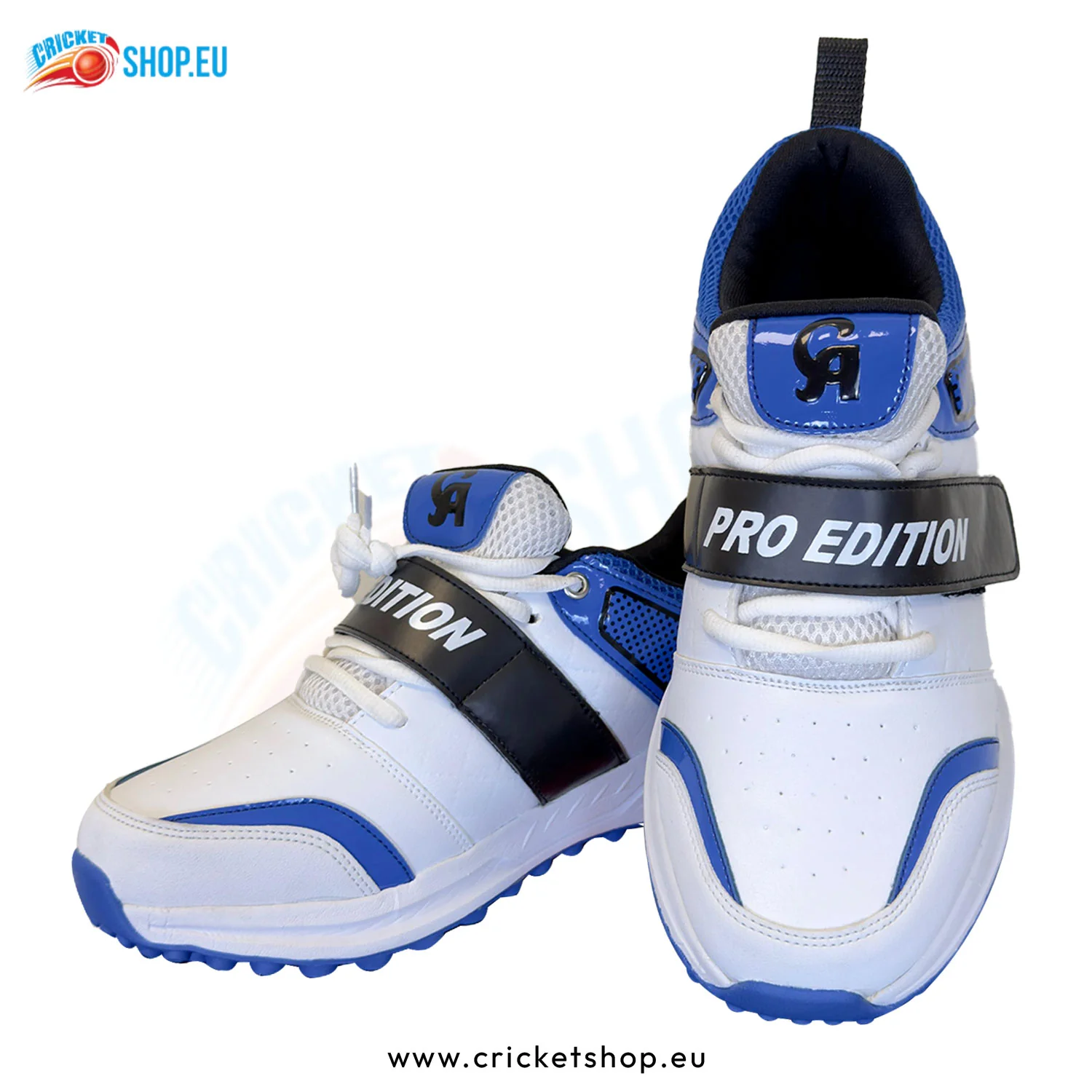 CA Pro Edition Cricket Shoes White/Blue - Image 8