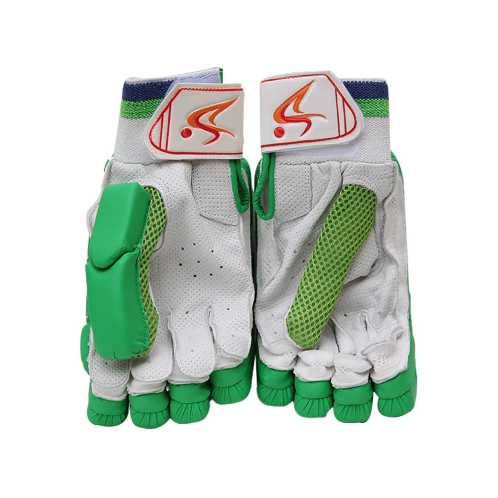 DS Green Cricket Pads & Gloves Set - Image 7