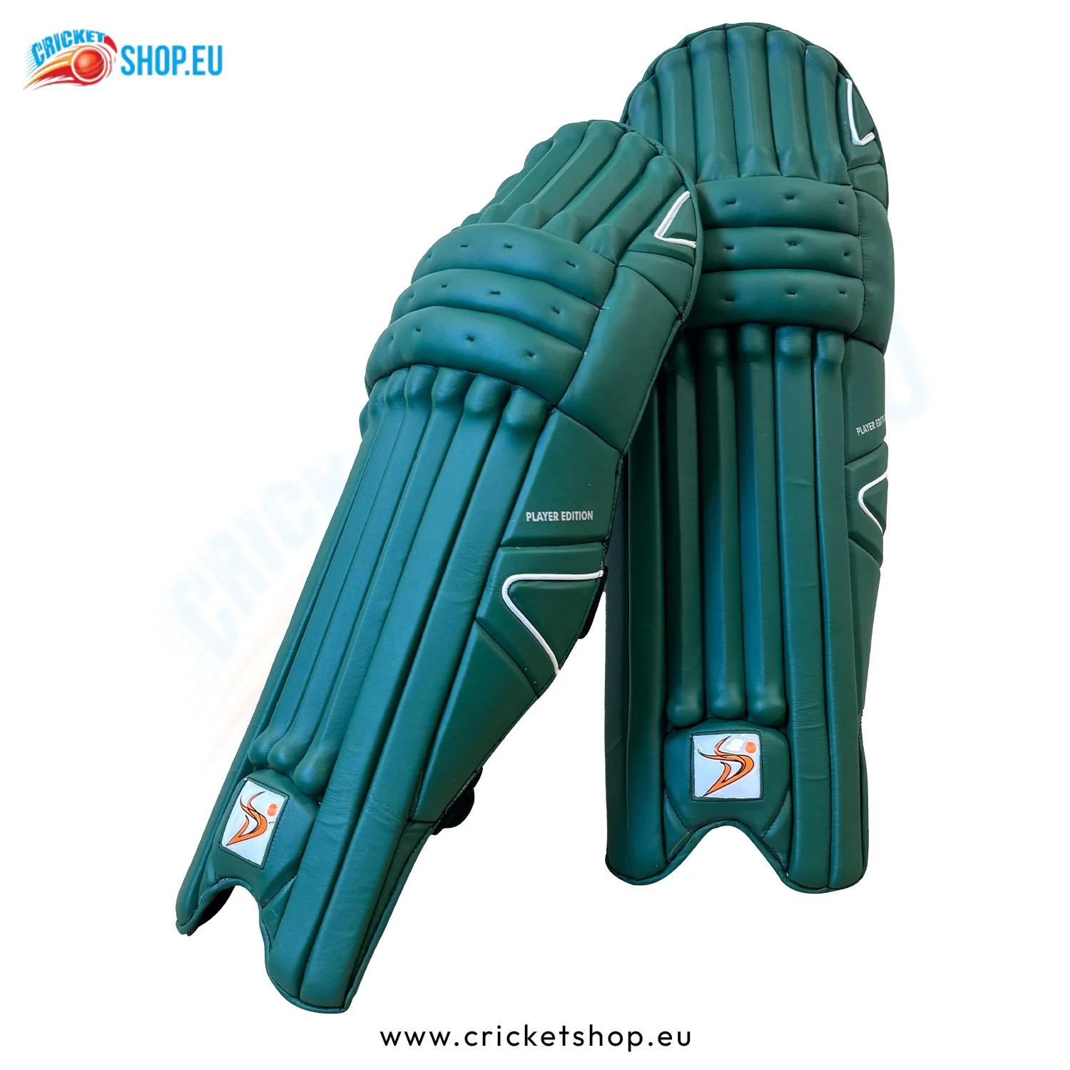 DS Green Cricket Batting Pads Adult - Image 2