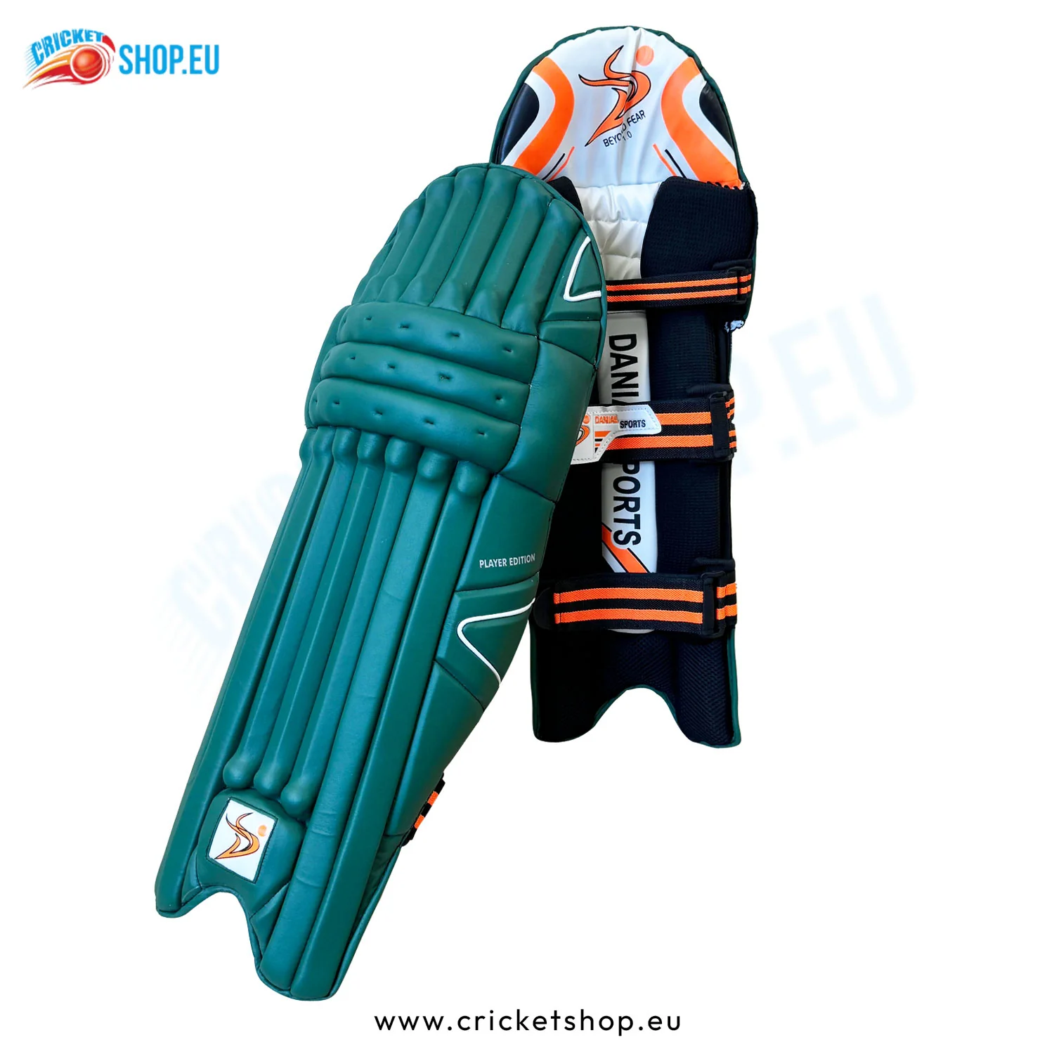 DS Green Cricket Batting Pads Adult - Image 3