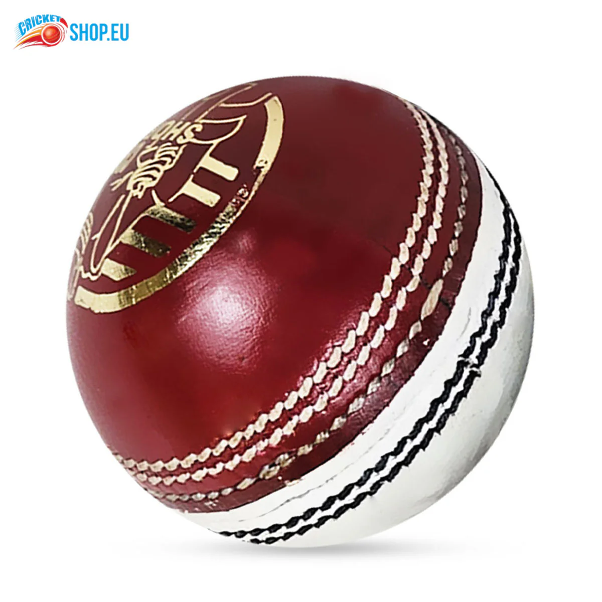 DS Practice Red/White Cricket Ball - Image 3