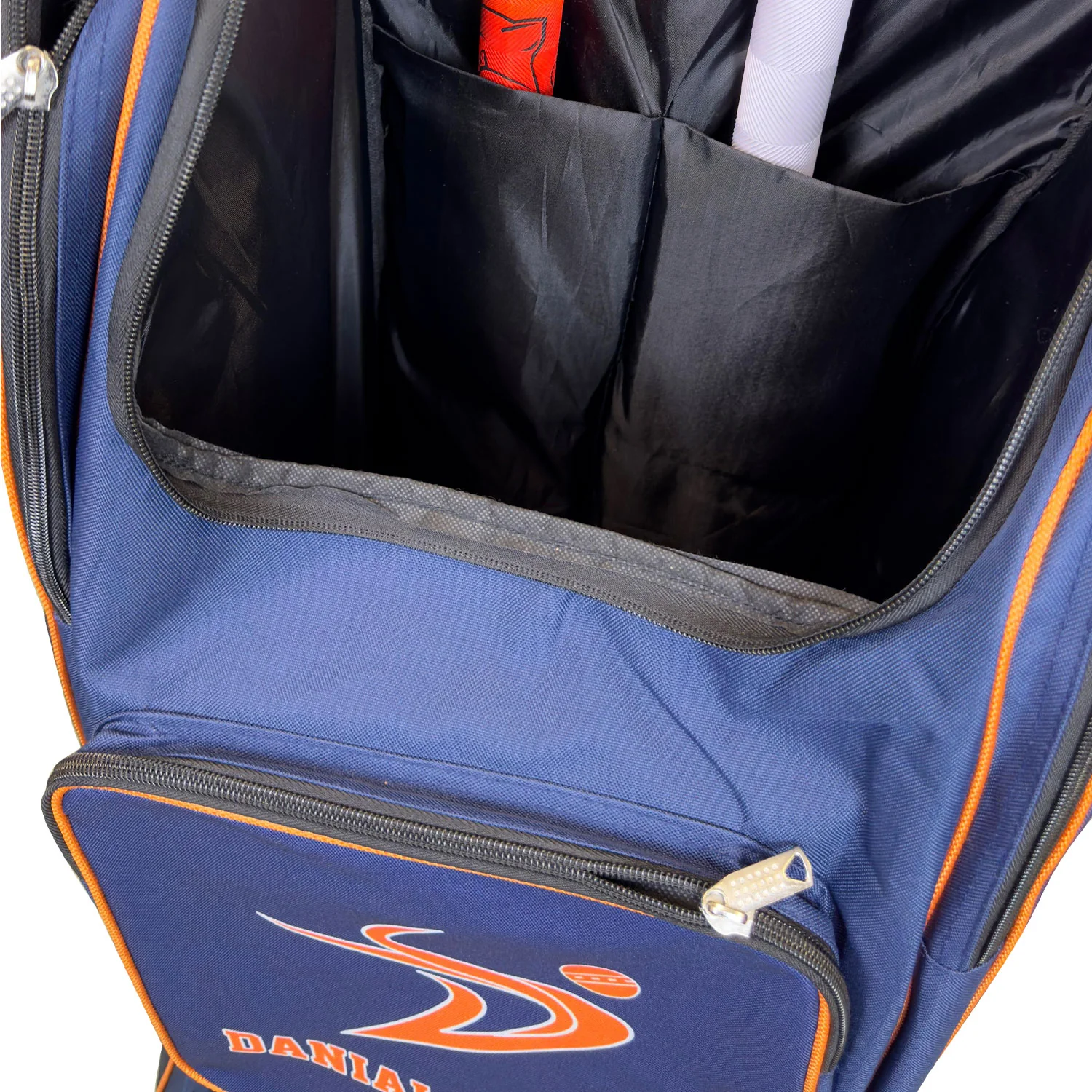 DS Sports 1.0 Duffle Cricket Bag Blue/Orange - Image 3