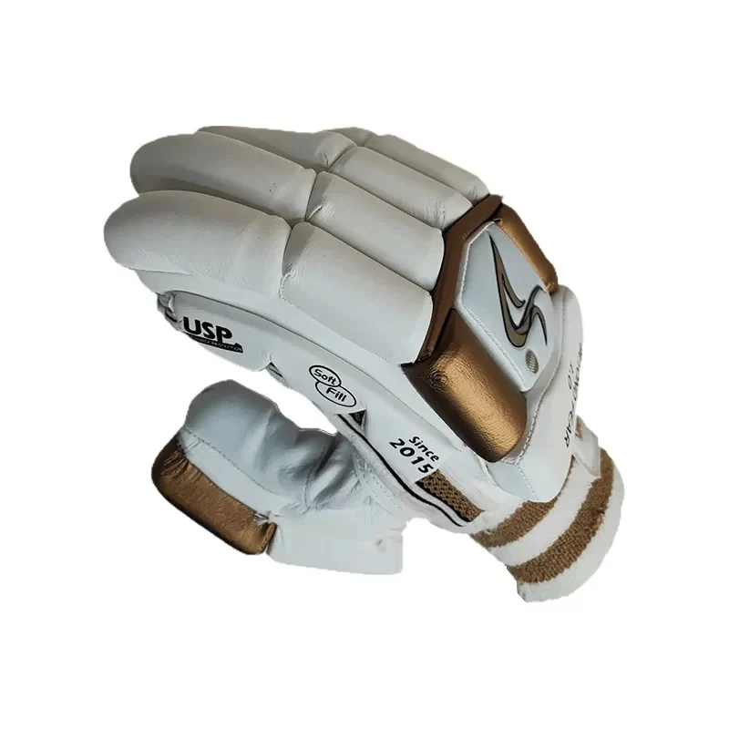 DS Sports D 1.0 White Gold Batting Gloves - Image 3