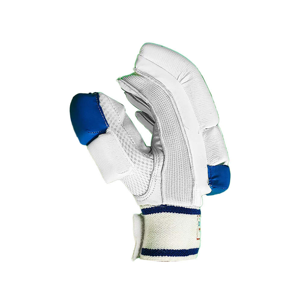 DS Sports Blue/White 1.0 Batting Gloves Junior - Image 3