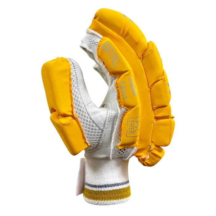 DS Yellow Cricket Batting Gloves Adult - Image 14