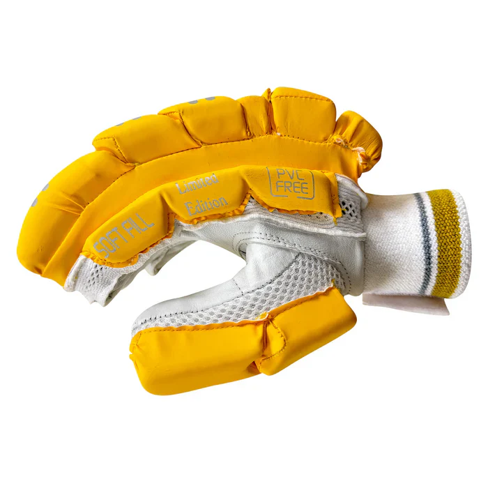 DS Yellow Cricket Batting Gloves Adult - Image 15