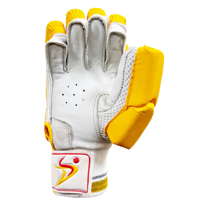 DS Yellow Cricket Batting Gloves Adult - Image 16