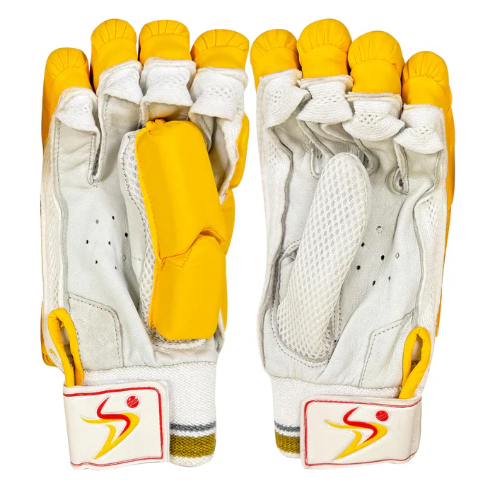 DS Yellow Cricket Batting Gloves Adult - Image 4