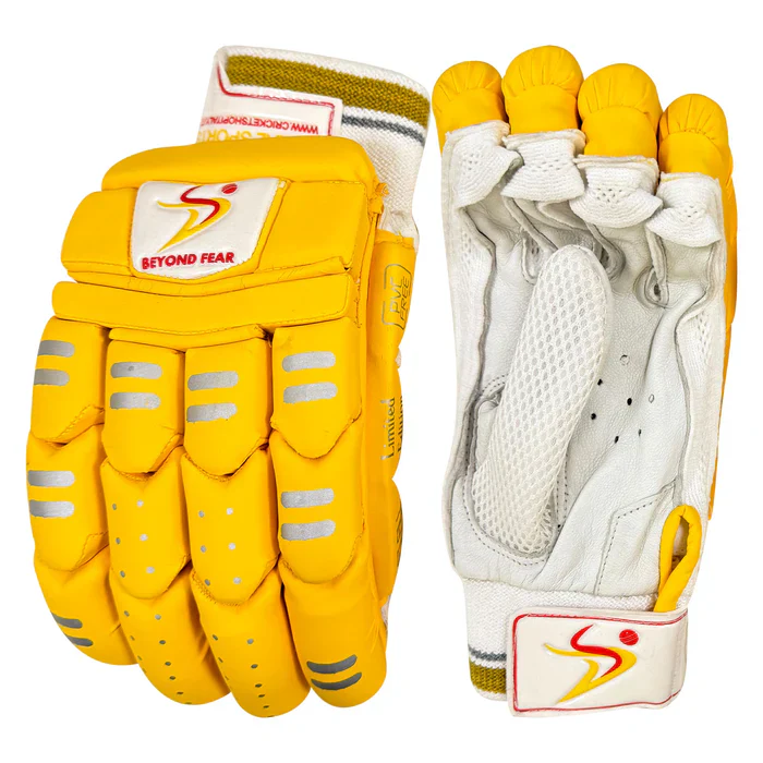 DS Yellow Cricket Batting Gloves Adult - Image 5