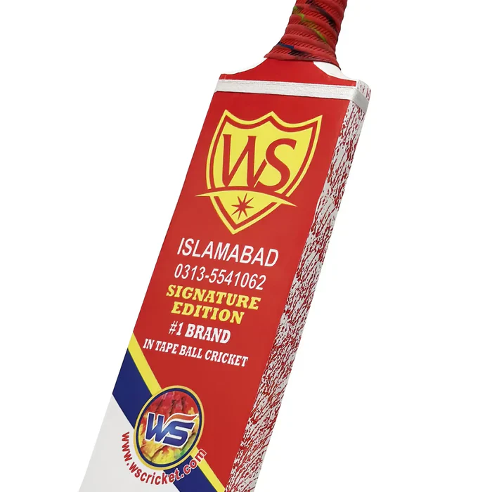 WS FMC Player Edition Tape Ball Cricket Bat - Image 20