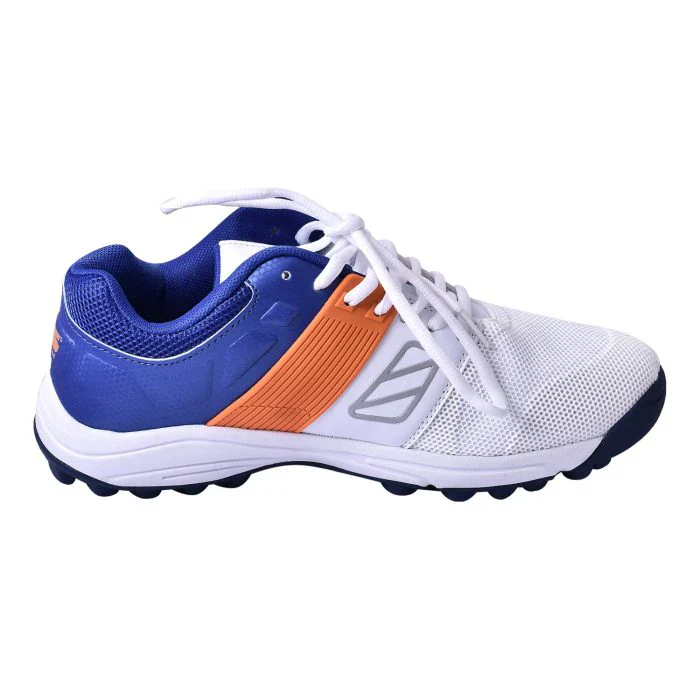Ihsan Hi Lux Cricket Shoes Blue/Orange - Image 3