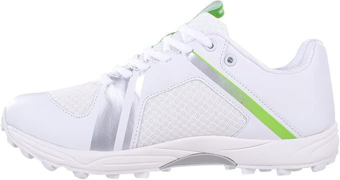 Kookaburra KC 3.0 Rubber Sole Cricket Shoe White/Lime - Image 3