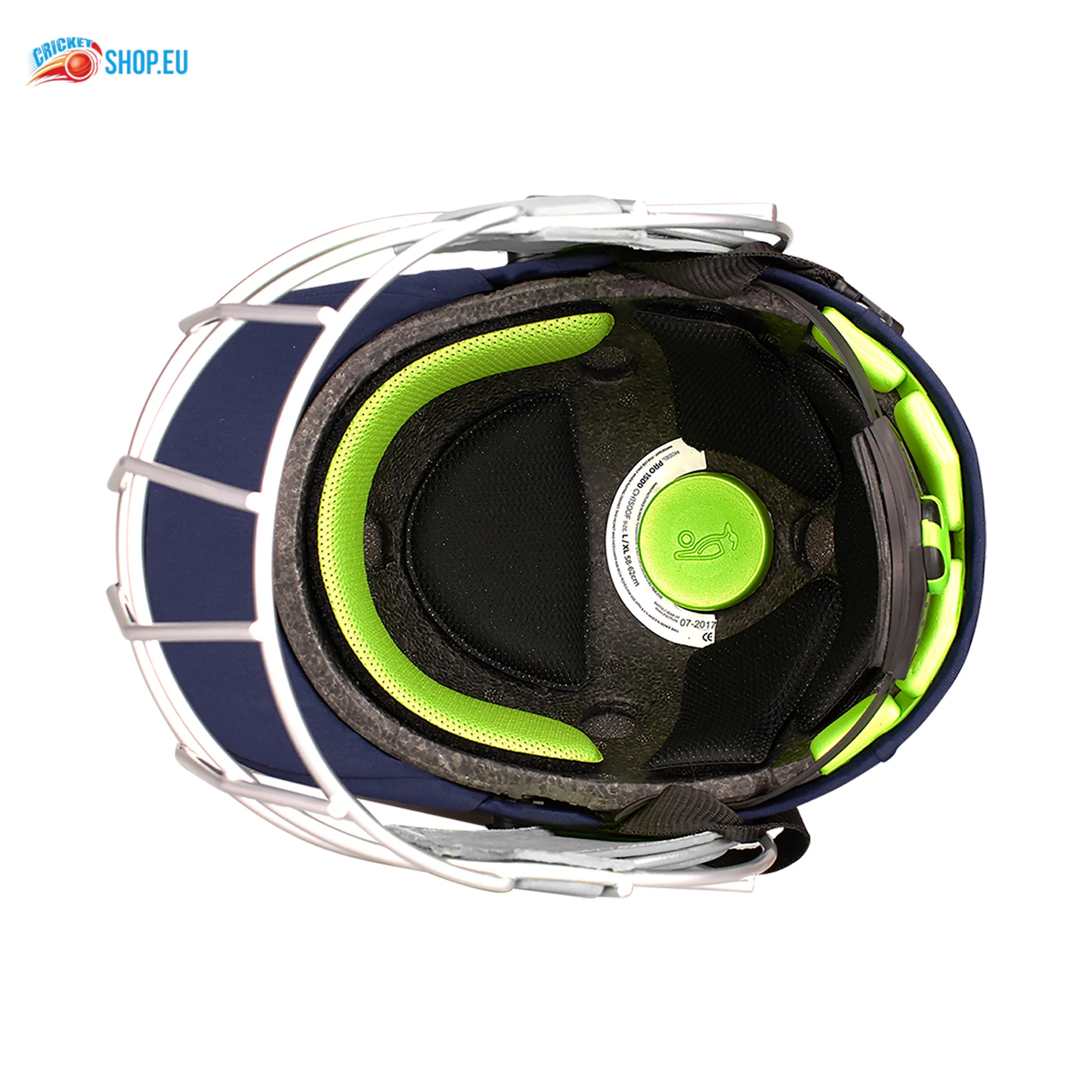 Kookaburra Pro 1500 Cricket Helmet Navy - Image 2