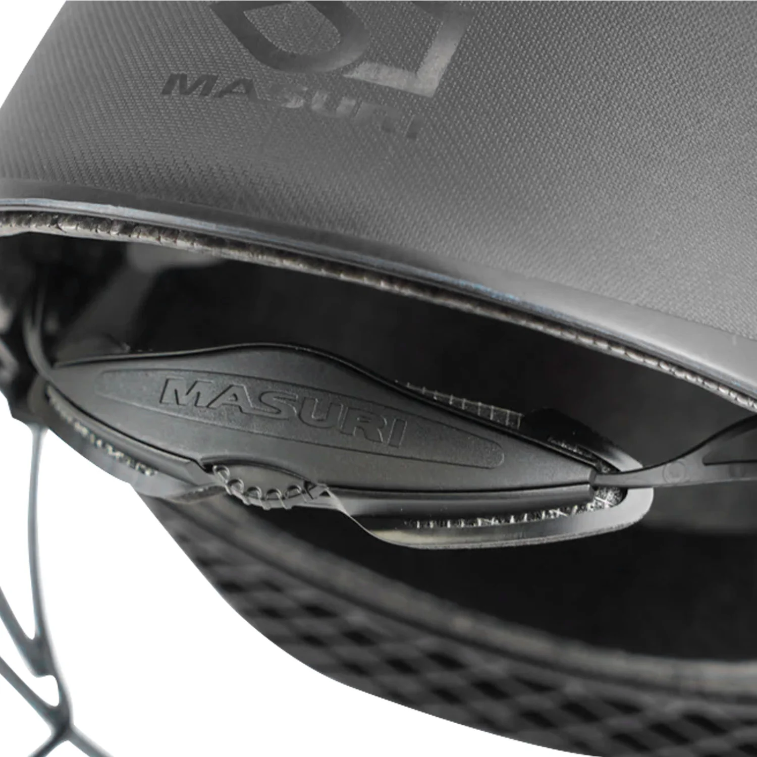 Masuri C Line Steel Cricket Helmet Black - Image 3