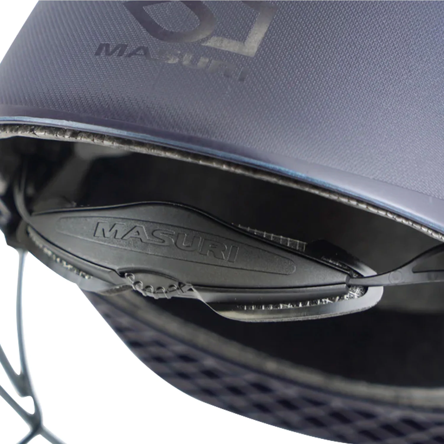 Masuri C Line Steel Cricket Helmet Navy - Image 3