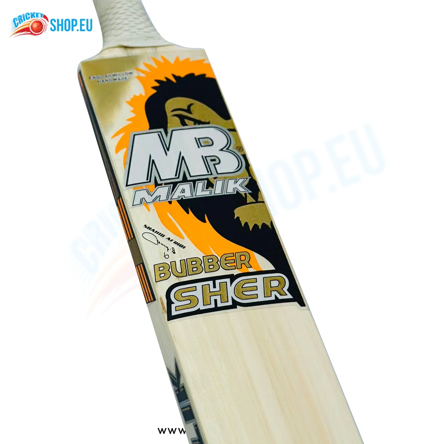 MB Malik Bubber Sher English Willow Cricket Bat - Image 8