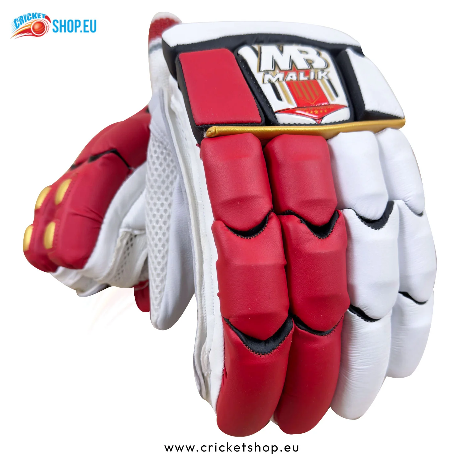 MB Malik H Pro Cricket Batting Gloves - Image 2