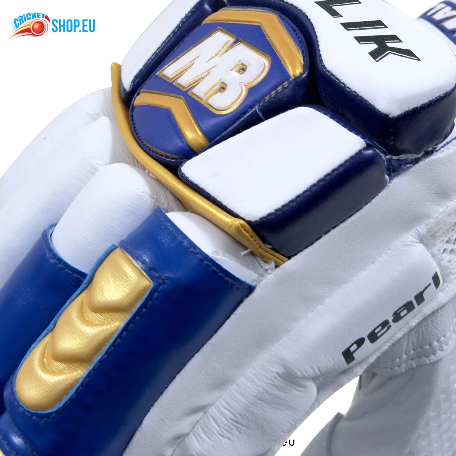 MB Malik Pearl Cricket Batting Gloves - Image 6