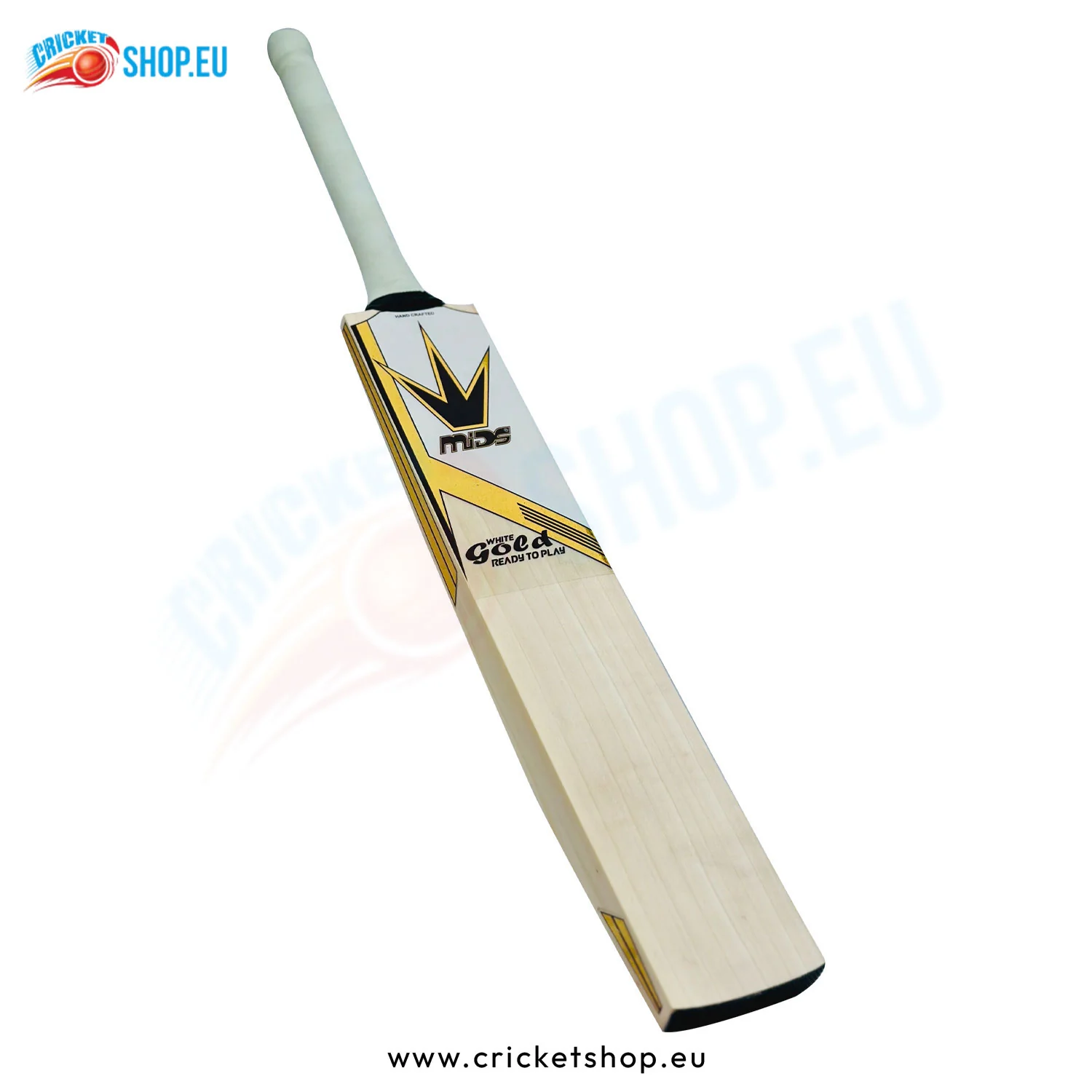 Mids White Gold English Willow Cricket Bat - Image 2