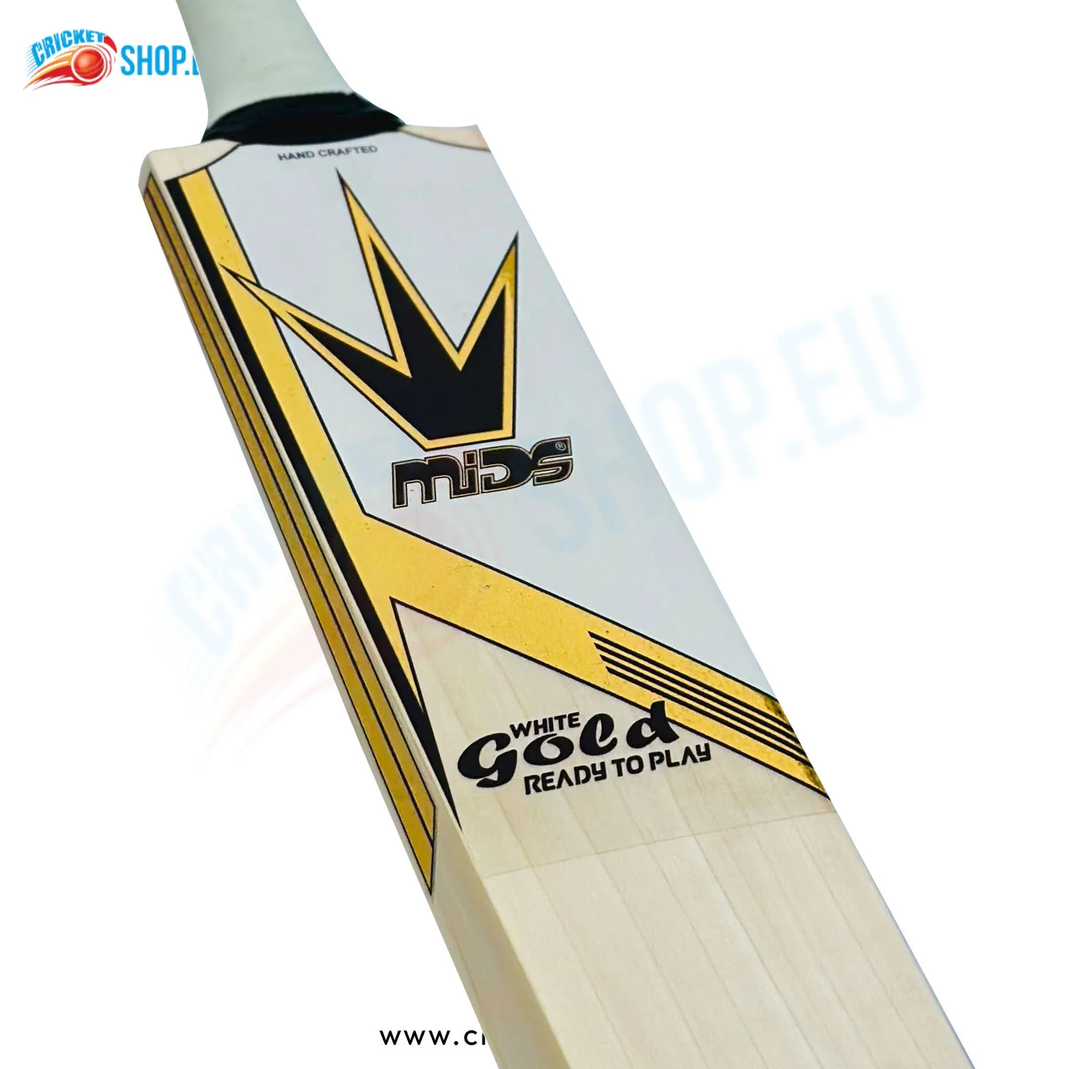 Mids White Gold English Willow Cricket Bat - Image 3