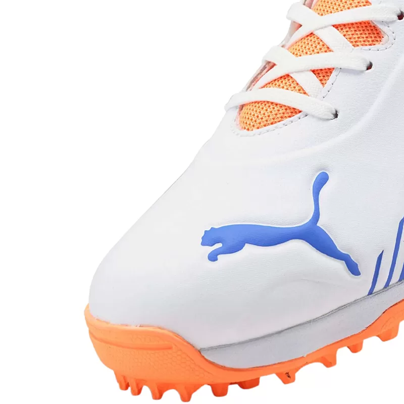 Puma 22 FH Rubber Cricket Shoes Neon Citrus - Image 3