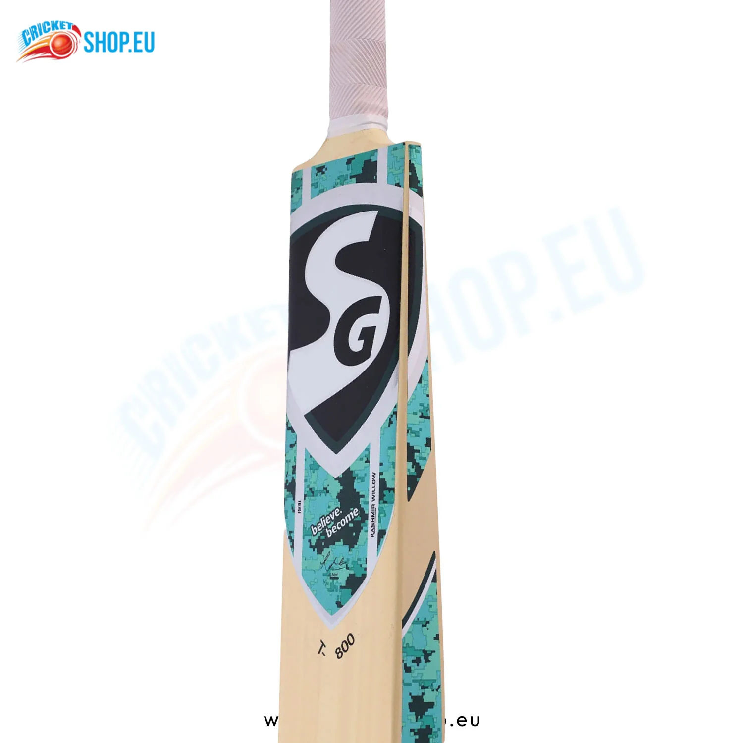 SG T-800 Kashmir Willow Tennis Cricket Bat - Image 3