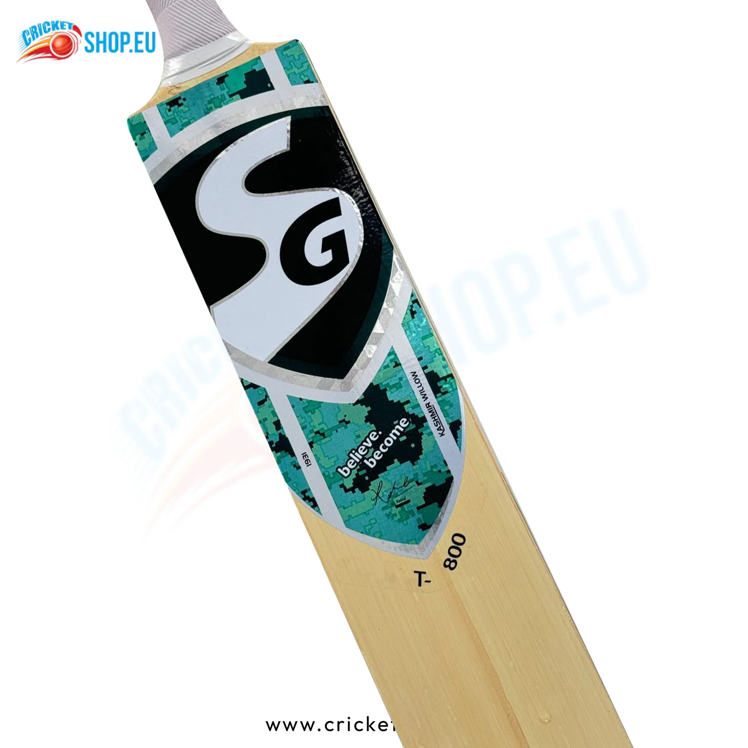 SG T-800 Kashmir Willow Tennis Cricket Bat - Image 9