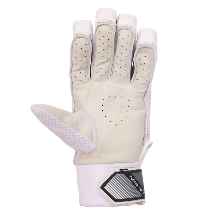 SG Litevate White Batting Gloves - Image 5