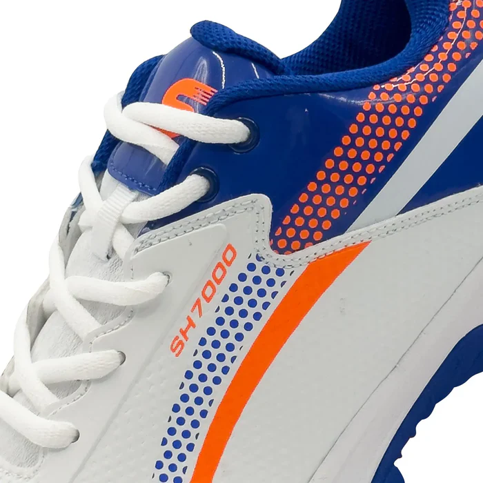 Shine New Edition 7000 Cricket Shoes (Orange & Blue) - Image 10
