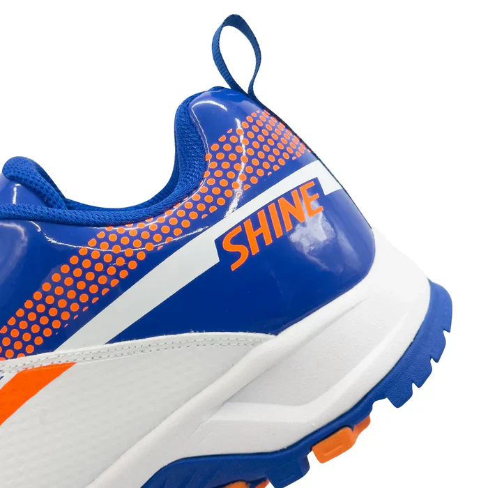 Shine New Edition 7000 Cricket Shoes (Orange & Blue) - Image 12