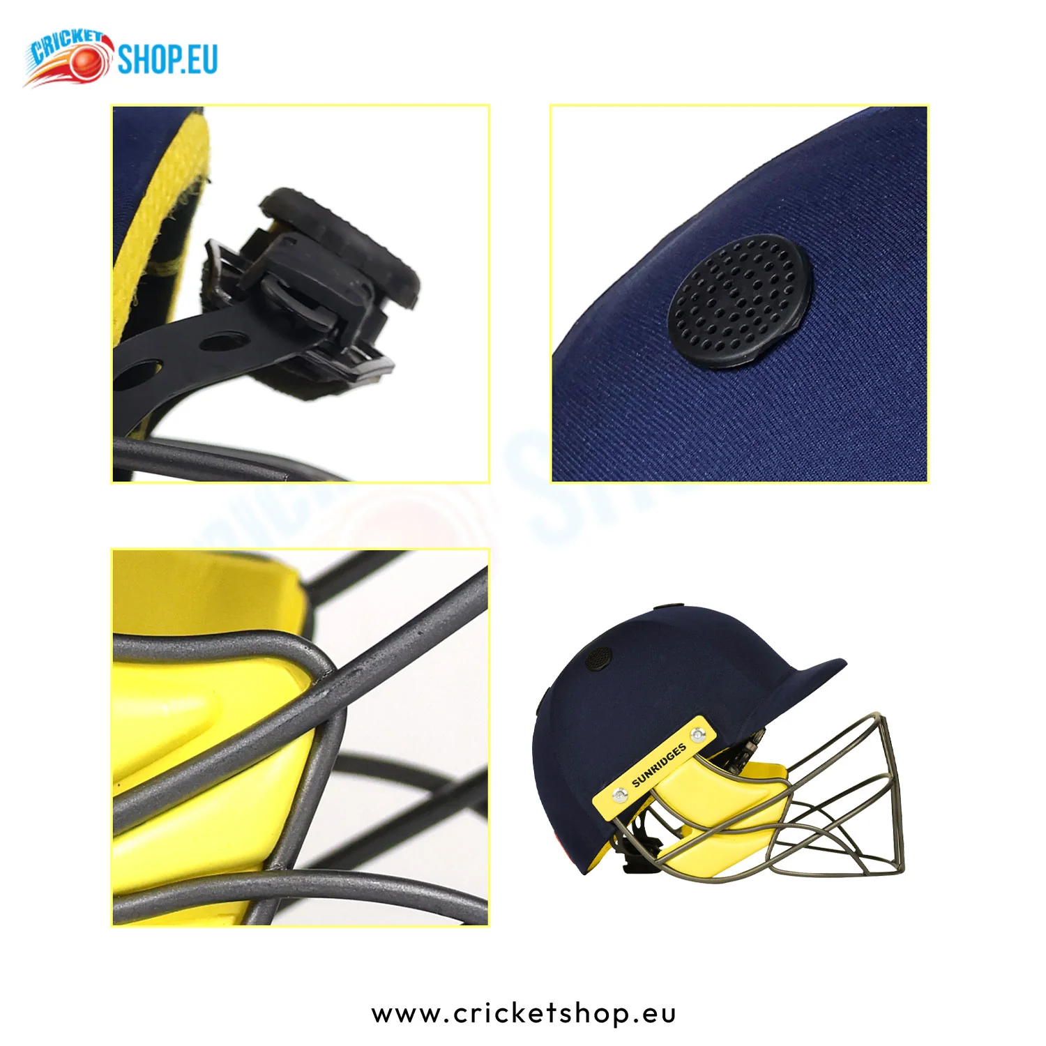 SS Pro Premium Cricket Helmet - Image 4