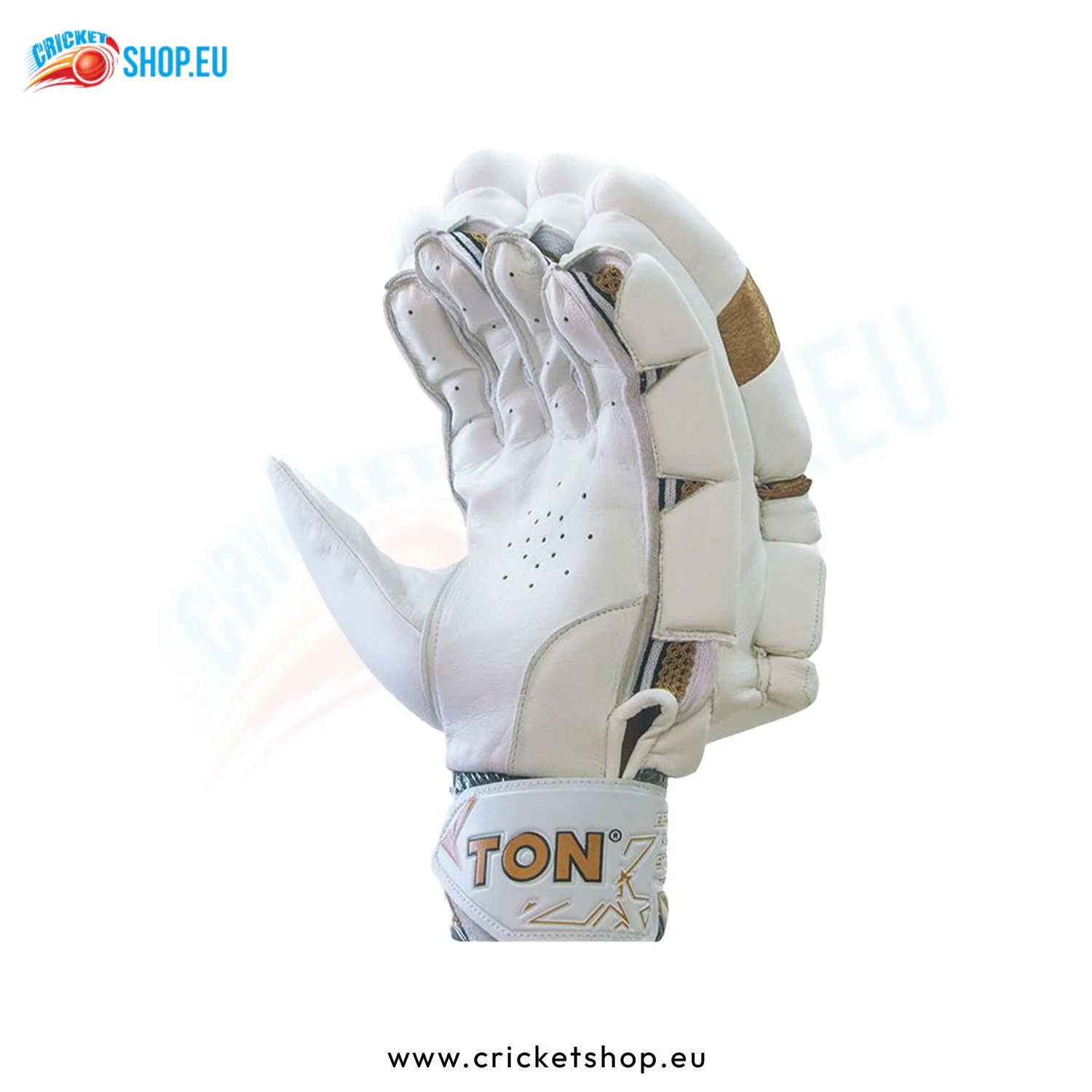 SS TON Gold Edition Cricket Batting Gloves - Image 3